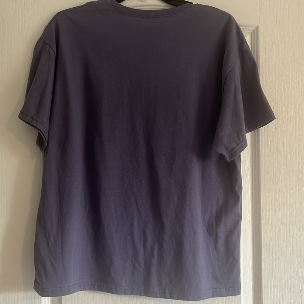 Oversized Sugar Skull short sleeved t-shirt small purple blue dia de los muertos - Picture 2 of 7